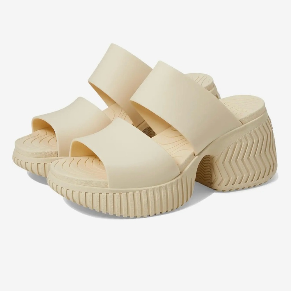 Sorel Sandal Honey White/Sea Salt, Ona Streetworks Slide Heel Women’s Size 9 - Picture 12 of 15
